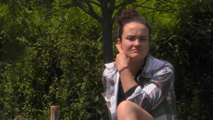 Kateřina Vítová v rozpacích.
