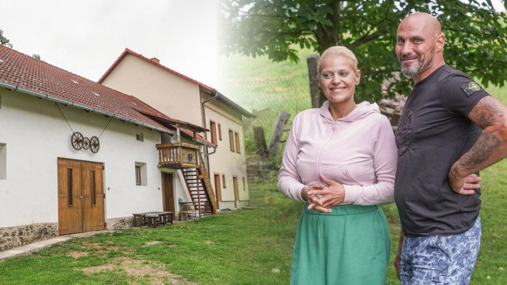 Charlotte s Martinem nám ukázali svůj statek. 