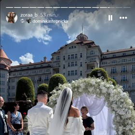 Jakub Flek a Zorka Bolková u oltáře.