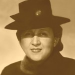 Manželka lékaře Lyčky, Břetislava. Tuto ženu u sebe schovala Anna Letenská.