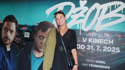 FOTO: Žaneta Skružná na filmu Džob.