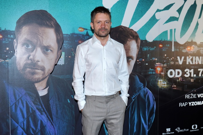 Jiří Mádl na premiéře filmu Džob.
