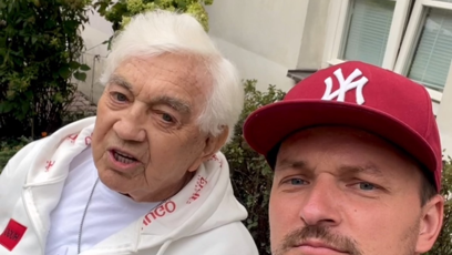 FOTO: Jiří Krampol a Teniskožrout Tomáš Zajíc