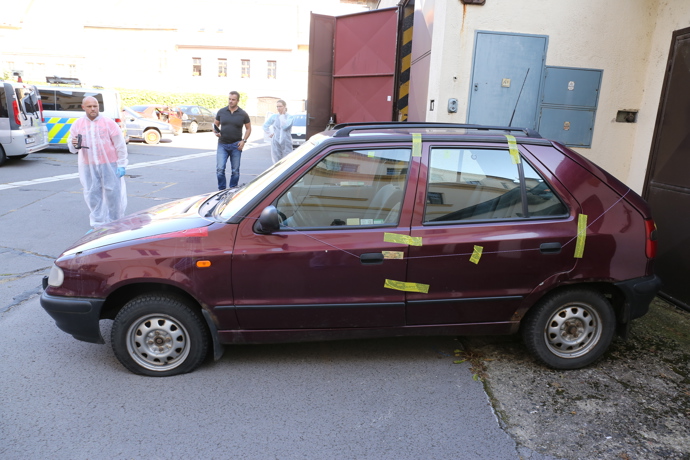 Auto manželů Janákových.