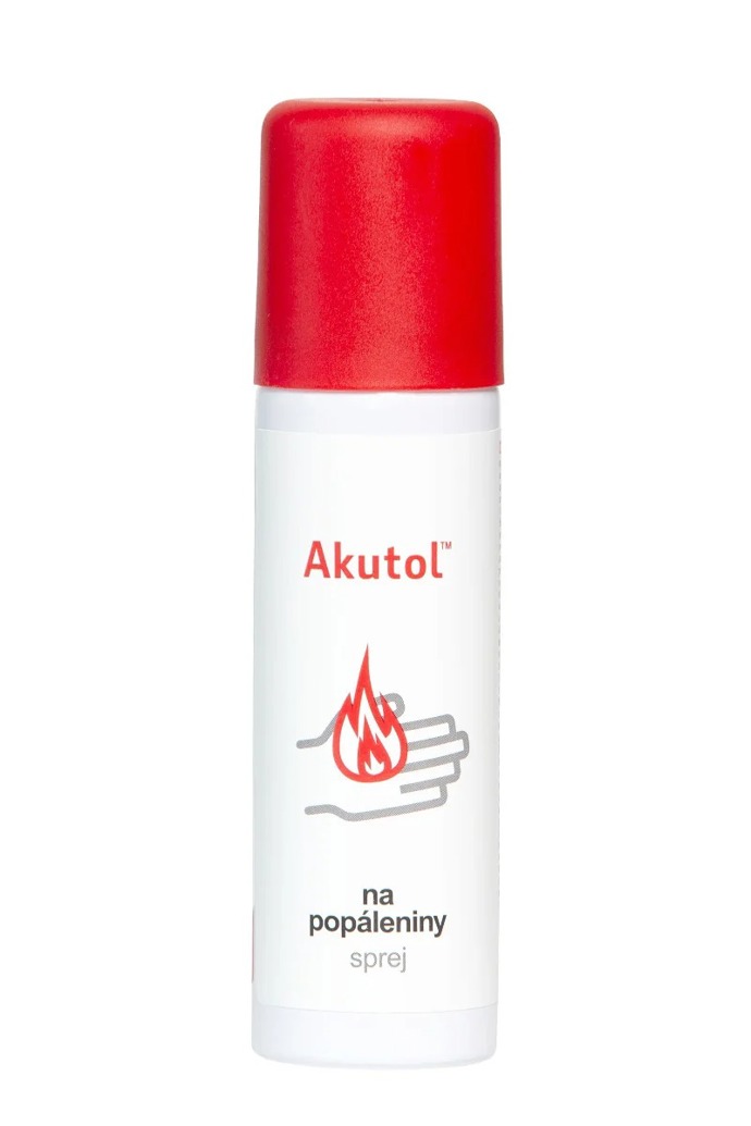 Sprej na popáleniny, Akutol, 125 Kč