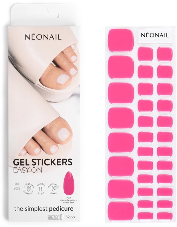 Gelové nálepky na nehty na nohy, Neonail, 347 Kč