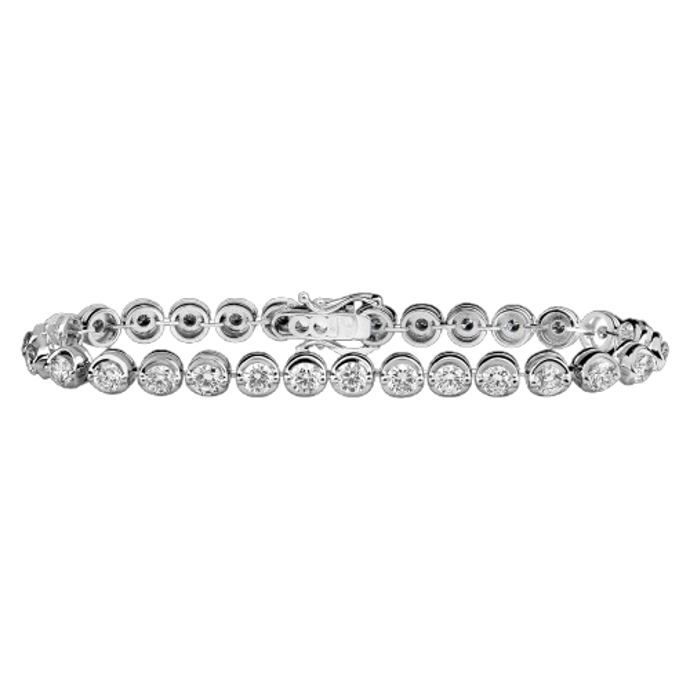 Andreu Bartoškovou zdobil také tento náramek z 14 karátového bílého zlata s lesklými diamanty. Opět jde o kousek z nabídky ALO Diamonds a jeho cena je 1 384 335 Kč.