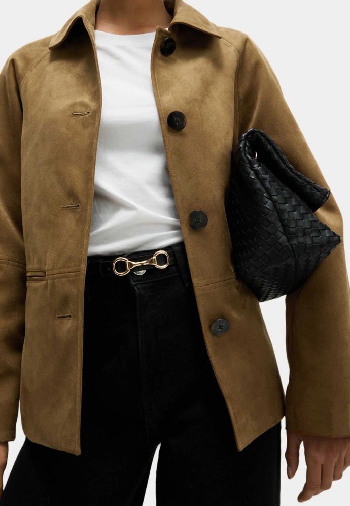 Bunda z umělé kůže, Marks & Spencer, 2318 Kč