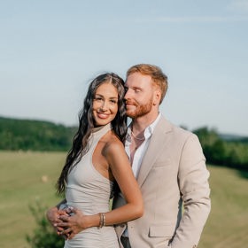 Vilém Šír vypadá po boku Lauren spokojeně.