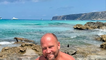 FOTO: Jiří Šlégr na dovolené se svou manželkou.