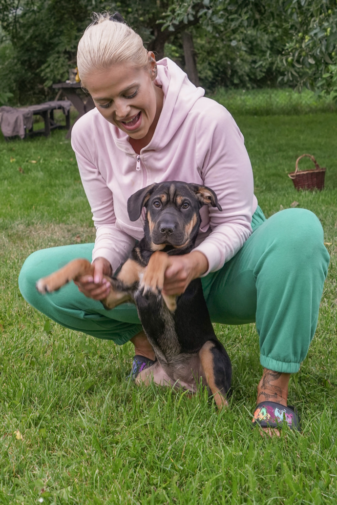Charlotte Štiková s manželem si pořídili nového pejska.