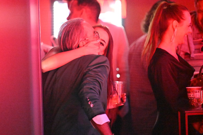 Leo Beránek dováděl se svou manželkou na party.