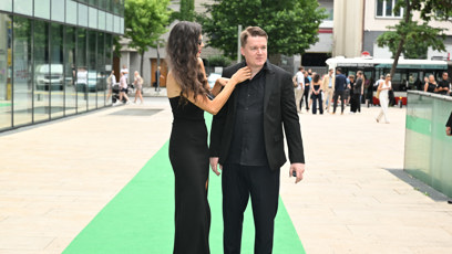 FOTO: Aneta Vignerová a Petr Kolečko na premiéře filmu Kouzlo derby.