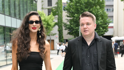 FOTO: Aneta Vignerová a Petr Kolečko na premiéře filmu Kouzlo derby.