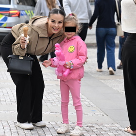 Monika Bagárová se svou dcerkou Ruminkou.