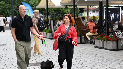 FOTO: Venčení pejska.