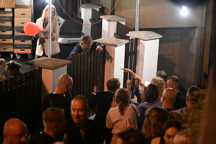 Bujará oslava narozenin Jiřího Macháčka.