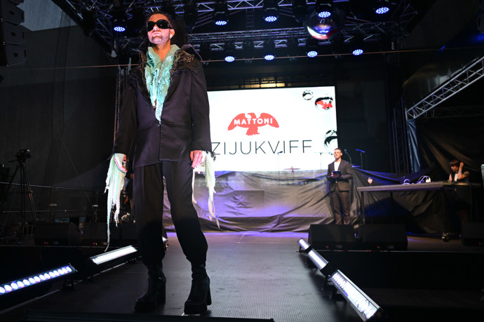 Tokáč na módní přehlídce vítězů soutěže Mattoni Young Fashion Stars.