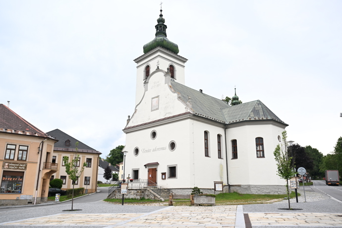 Kostel ve Volarech.