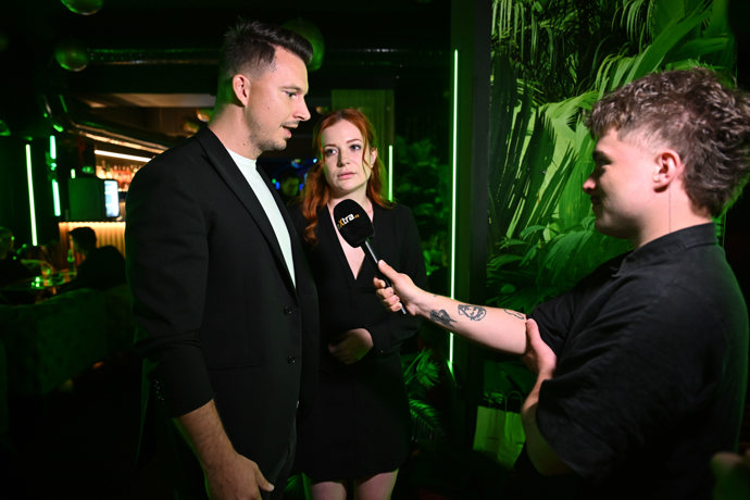 Kateřina Bláhová a Kašák v rozhovoru.
