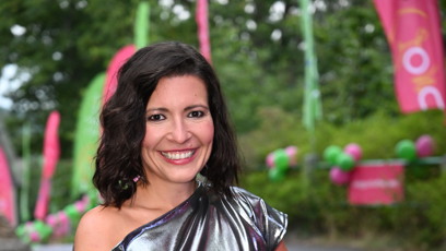 FOTO: Romana Goščíková v dobré náladě.