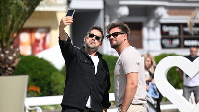 FOTO: Petr Ryšavý a Jan Kopečný si dělali selfie.