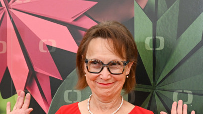 FOTO: Milena Steinmasslová byla v dobré náladě.