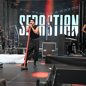 Koncert Sebastiana během festivalu ve Varech.