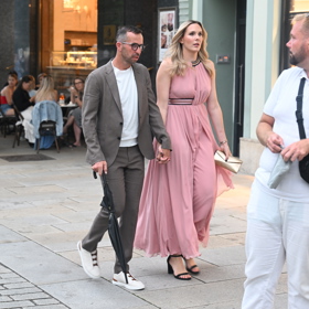 Tenista Radek Štěpánek se spolu s partnerkou vydali na UniCredit party.