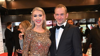 FOTO: Lenka Graf s partnerem na červeném koberci.