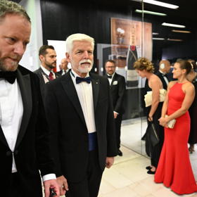 Prezident Petr Pavel s Kryštofem Muchou.