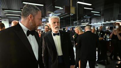 FOTO: Prezident Petr Pavel s Kryštofem Muchou.
