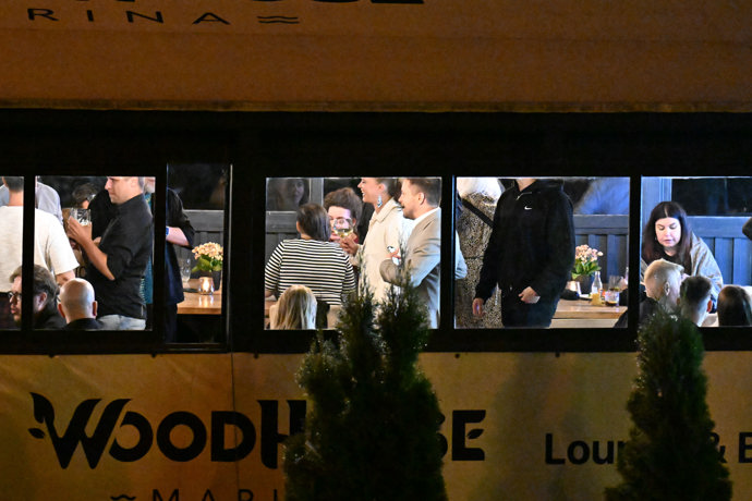 Jiří Mádl na afterparty po premiéře filmu Džob.