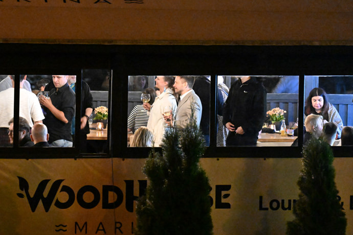 Jiří Mádl na afterparty po premiéře filmu Džob.