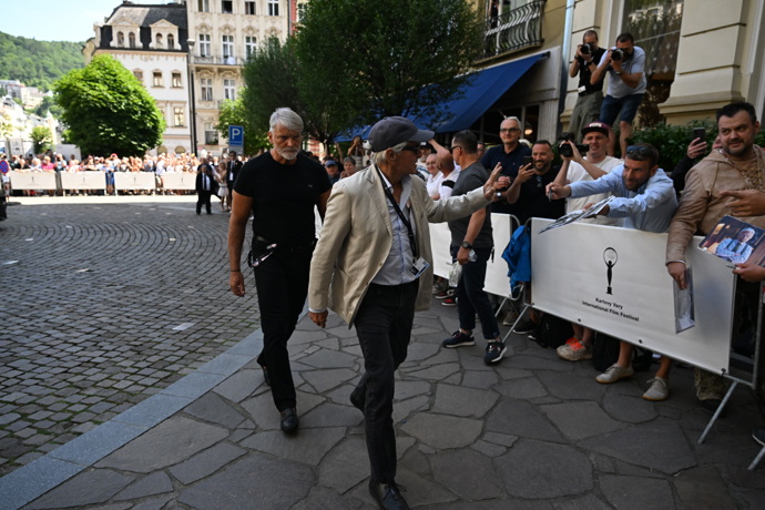 Michael Douglas dorazil do Karlových Varů.