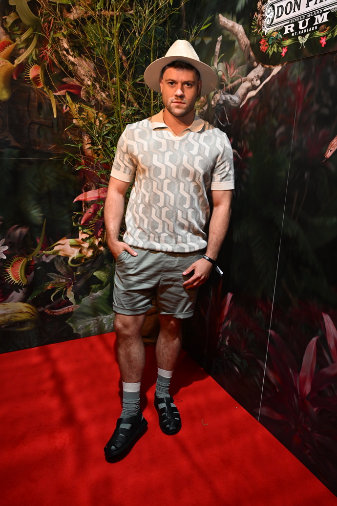 Jan Veselý na Don Papa party.