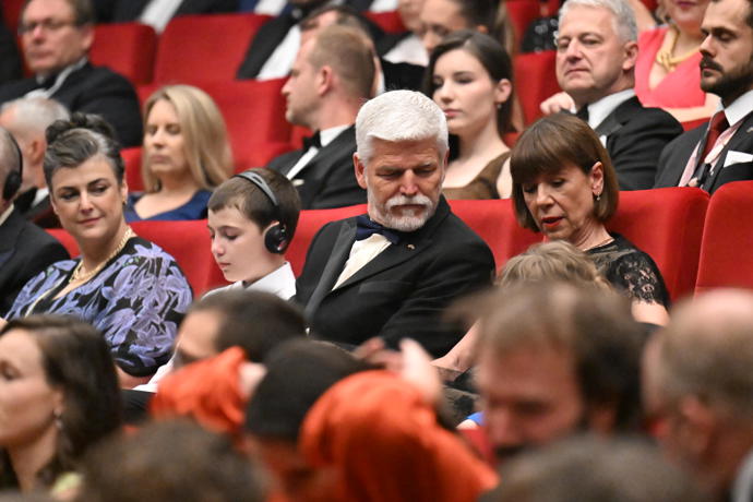 Petr Pavel a Bartošková udržovali příjemnou konverzaci.