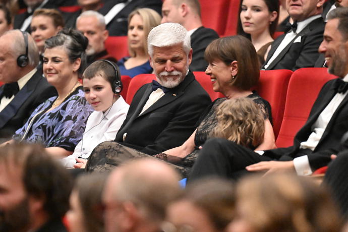Pavel i Bartošková se smáli od ucha k uchu.