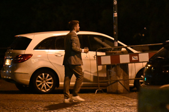 Jiří Mádl si večer užíval.