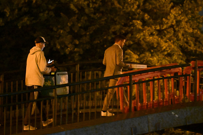 Jiří Mádl šel vyzvednout pizzy.