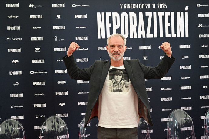 Herec Ivan Trojan si natáčení pořádně užil.
