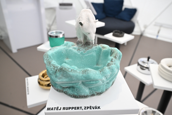 Popelník Matěje Rupperta.