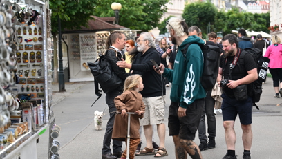 FOTO: eho syn si užíval jízdu a příjemné počasí.