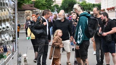 FOTO: Ivan Bartoš byl oblečený pohodlně a civilně.