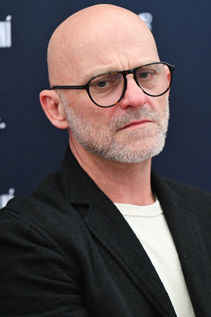 Herec Hynek Čermák na tiskovce k novému filmu Neporazitelní.