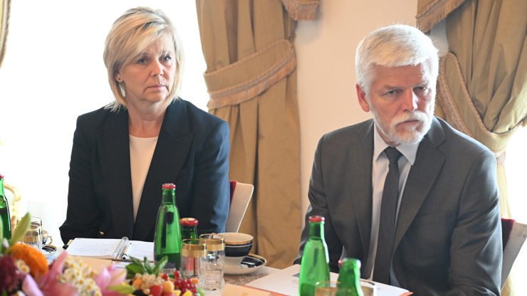 Eva Pavlová a Petr Pavel se zúčastnili jednání o problematice rakoviny slinivky.