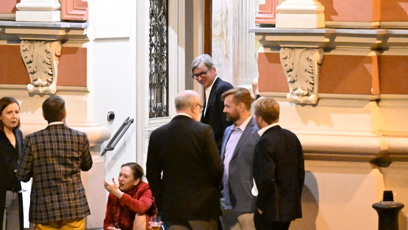 FOTO: Objevil se i Jiří Strach.