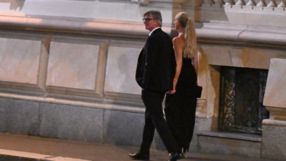 FOTO: Jiří Strach se s přítelkyní držel za ruce.
