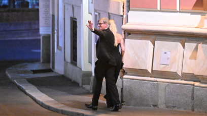 FOTO: Jiří Strach si užíval večer.