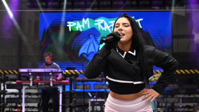 FOTO: Pam Rabbit zpívala z plna hrdla.